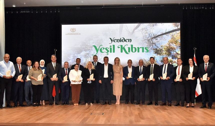 Yeniden Yeşil Kıbrıs projesiyle ülkeye 14 bin 300 fidan dikildi