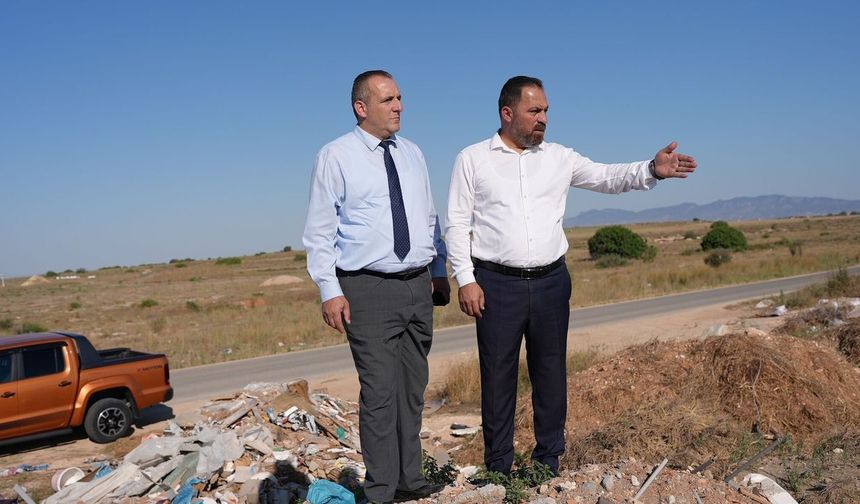 Yıldırım Köyü çöplüğünde rehabilitasyon çalışmaları başlatıldı
