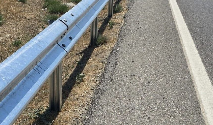 Arıklı, Lefkoşa-Güzelyurt anayolundaki oto korkuluk çalışmalarını inceledi