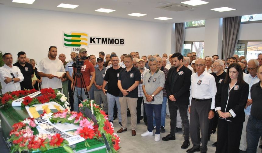 KTMMOB önceki genel başkanlarından Bektaş Göze son yolculuğuna uğurlandı