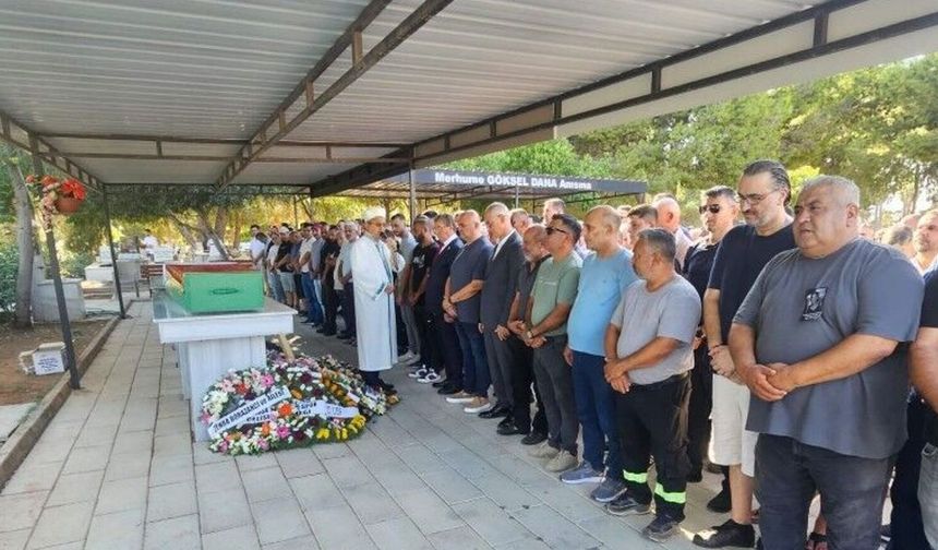 Gemi kazasında hayatını kaybeden 59 yaşındaki Nuray Özbiler Gazimağusa'da toprağa verildi