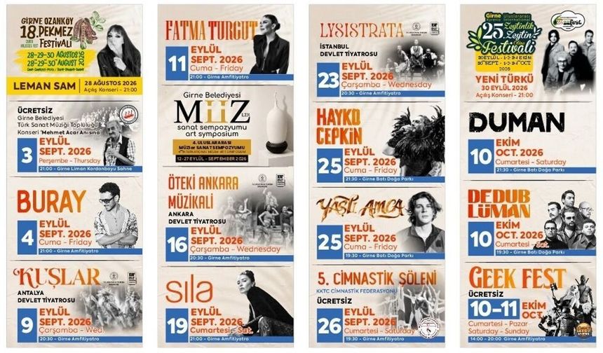 'GİRNE ARKIN GROUP FEST26' BAŞLIYOR!