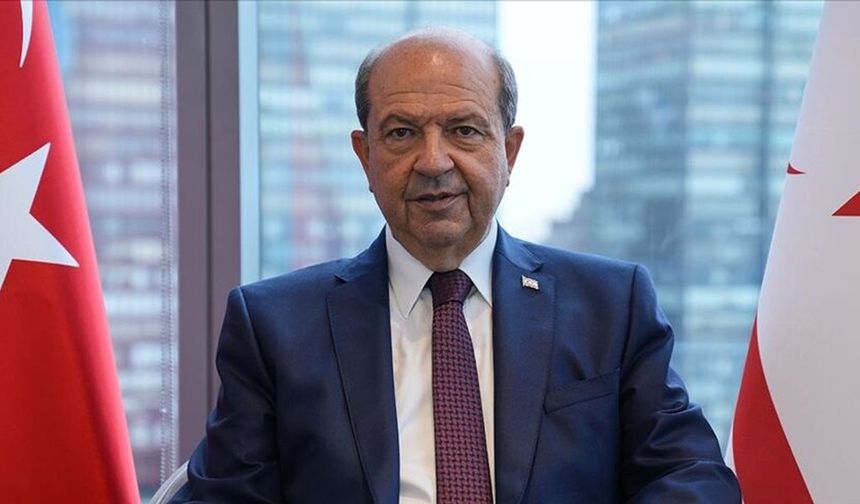 Tatar: 'Kıbrıs Türk halkı, baskılara, saldırılara, ambargolara ve haksızlıklara rağmen vatanına ve devletine sahip çıkt