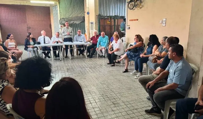 UBP Lefkoşa Belediye Başkan adayı Mehmet Aktunç, Kızılbaş'ta vatandaşlarla buluştu