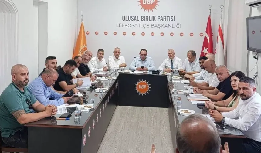 UBP'nin Lefkoşa'daki hazırlık toplantıları sürüyor: Kentimizi yeniden ayağa kaldırmaya kararlıyız