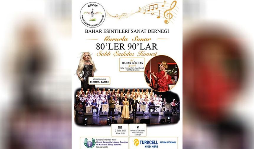 '80'ler 90'lar Saklı Şarkılar Konseri' ertelendi