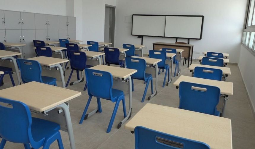 İskele Evkaf Türk Maarif Koleji'nde derslik sayısı 32'ye çıkarıldı