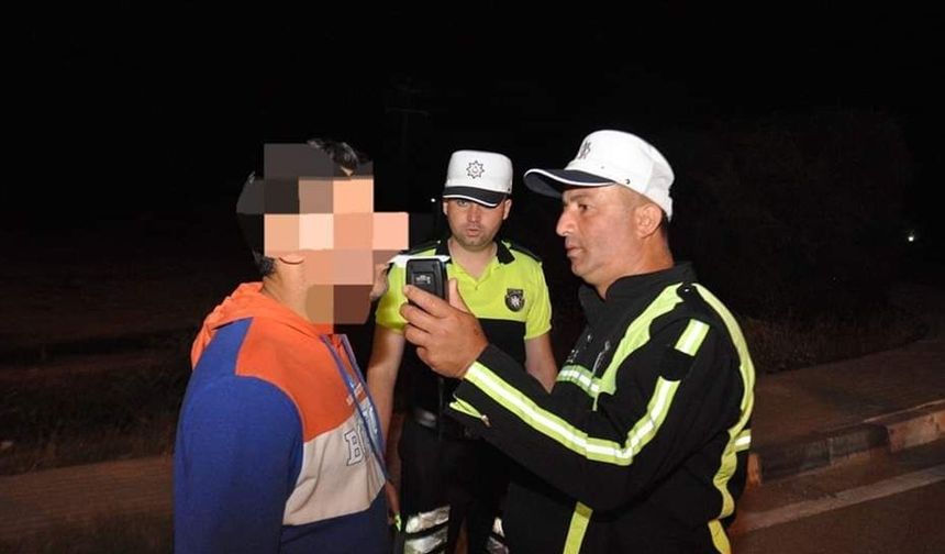 Trafik denetimlerinde 354 sürücü rapor edildi, 1 sürücü tutuklandı