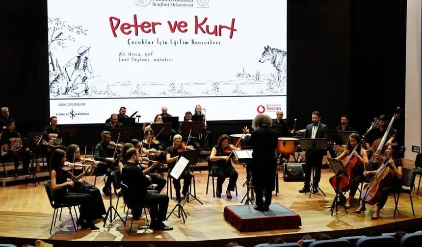 'Peter ve Kurt' senfonik masalı Cumhurbaşkanlığı'nda sahnelendi