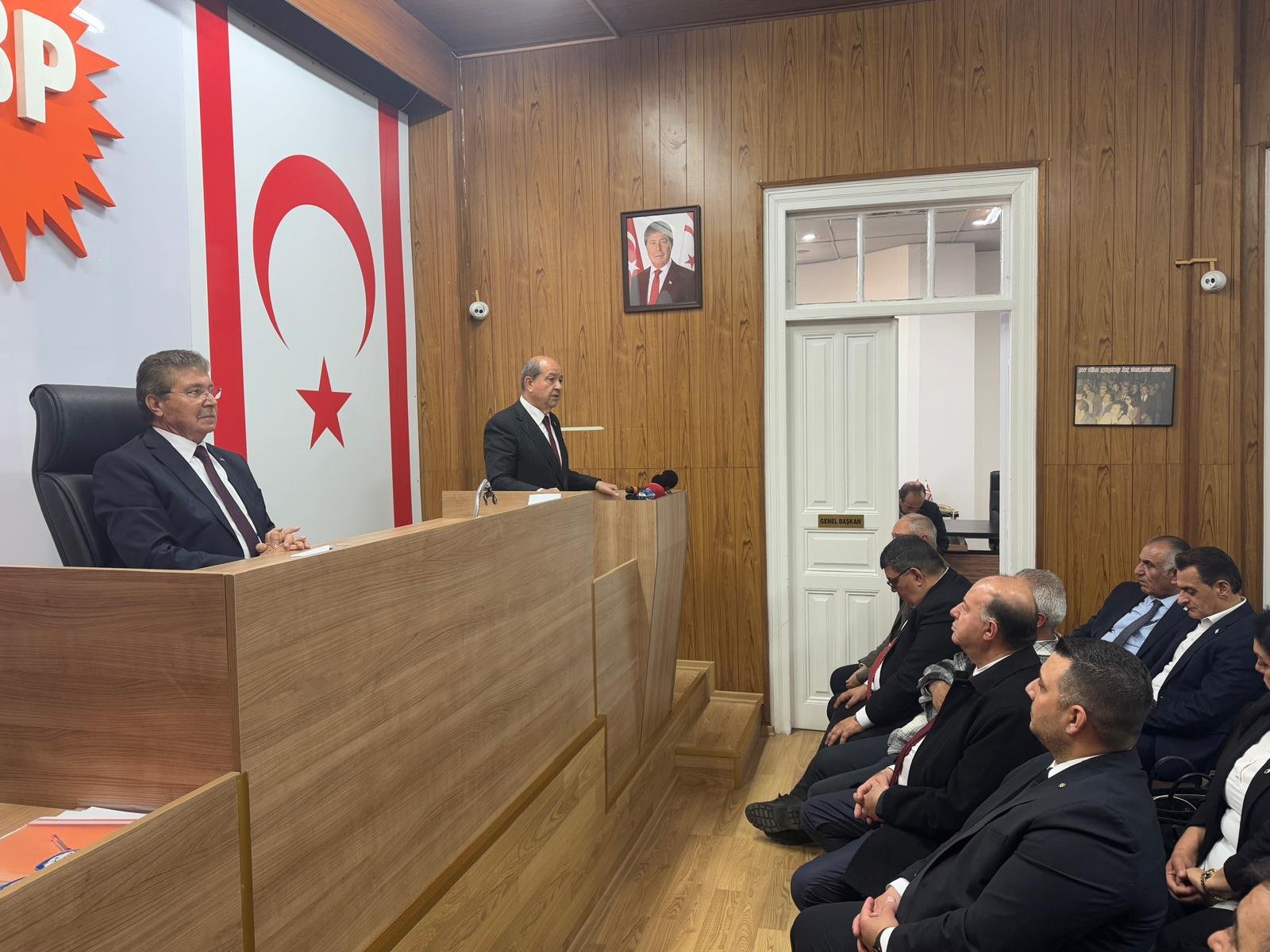 UBP Parti Meclisi'nden Tatar'ın Cumhurbaşkanlığı adaylığına destek kararı