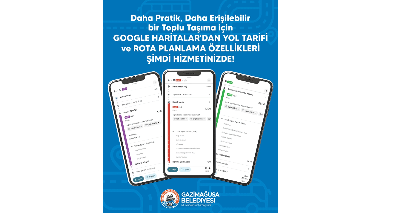 Esnek Toplu Taşıma Sistemi Artık Google Haritalar'da